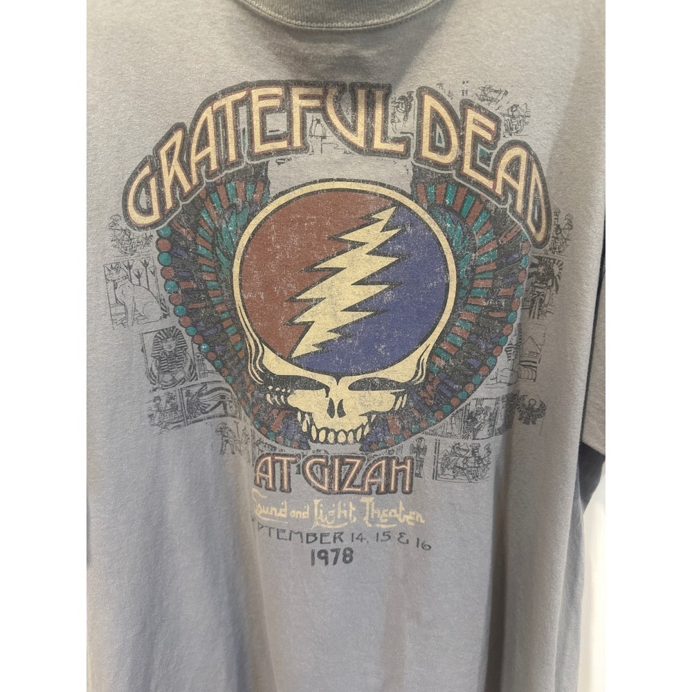 Grateful Dead At Giza Sound and Light Theater 1978 T Shirt 2X band cotton - Picture 2 of 8